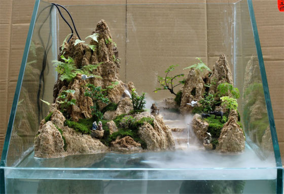Paludarium with Waterfalls 